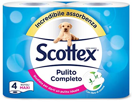 CARTA IGIENICA SCOTTEX PULITO COMPx4